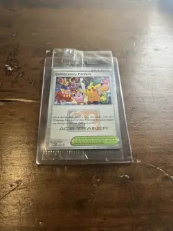 SEALED Pokemon Celebratory Fanfare Ace Trainer Promo 2025 English - Image 1