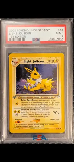 2002 Pokemon Neo Destiny 1st Edition Eeveelutions SEQUENTIAL PSA 9 NEW CERTS - Image 2