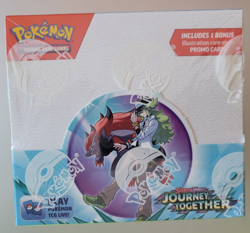 Pokemon TCG: Journey Together ENHANCED Factory Sealed Booster Box + Topper - Image 1