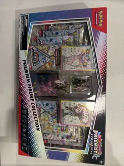 Pokemon TCG: Prismatic Evolutions Premium Figure Collection Factory Sealed Box - Image 1