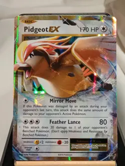 Pokemon TCG Pidgeot EX 64/108 Holo Rare XY: Evolutions - Image 1