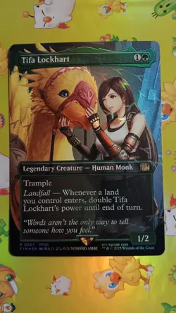 Tifa Lockhart (Borderless) (Chocobo Track Foil) - FINAL FANTASY #567 - Image 1