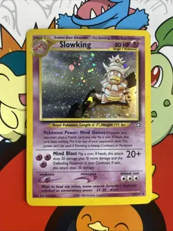 Pokemon TCG Slowking Neo Genesis 14/111 Holo Unlimited Holo Rare LP/NM - Image 1