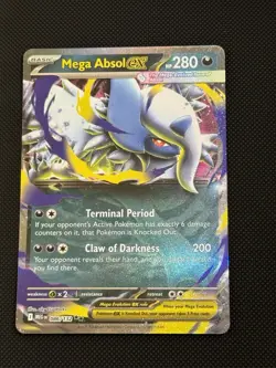Mega Absol ex 086/132 - Double Rare - Mega Evolutions - Pokemon Card - NM - Image 1