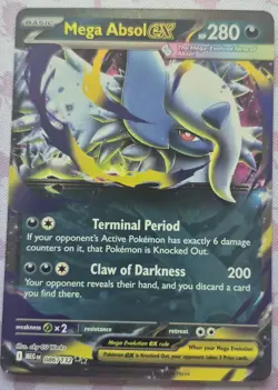 Mega Absol ex - 086/132 - Double Rare - Mega Evolutions - Pokemon Card - NM/M - Image 1