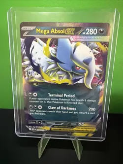 Mega Absol ex - 086/132 - Double Rare - Mega Evolutions - Pokemon Card - NM/M - Image 1