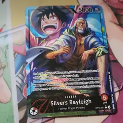 One Piece TCG OP12 Silvers Rayleigh (Alternate Art) #OP12 - 001 Leader Near Mint - Image 1