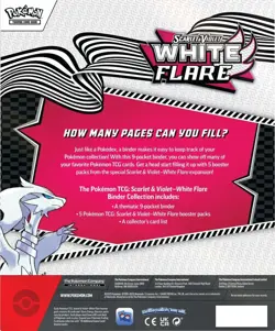 Pokemon TCG Scarlet & Violet - White Flare Binder Collection - Image 2