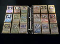 Vintage Pokemon Collection Binder With Complete BASE SET, Charizard 4/102 - Image 4