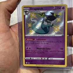 Dragapult SV062/SV122 Shining Fates Shiny Vault Holo Rare Pokemon TCG 2021 NM - Image 1