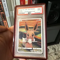 2018 POKEMON JPN SM PROMO MUNCH: A RETROSPECTIVE #287 EEVEE PSA 9 - Image 2