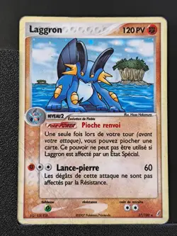 Carte Pokemon Laggron 27/100 Holo Gardiens De Cristal GDC Bloc EX - Image 2