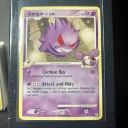 Pokemon TCG Gengar GL LV65 Rising Rivals Card 40/111 2009 - Image 2