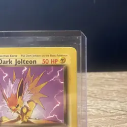 Dark Jolteon 38/82 Base Set Series Team Rocket Uncommon Stage 1 Pokemon Card NM - Image 4