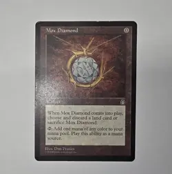 Mox Diamond Stronghold Magic The Gathering MTG Rare Card - Image 1