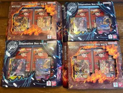 Bandai One Piece Card Game Illustration Box Vol.5 & Vol.6 Lot of 4 Sealed EN - Image 1