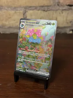 Venusaur EX 198/165 Scarlet & Violet 151 SIR Pokemon TCG Card Near Mint NM - Image 1