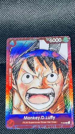 Monkey.D.Luffy P-022 One Piece Premium Card Collection Film RED Edition Promo - Image 1