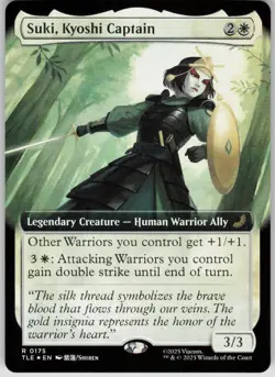 MTG Suki, Kyoshi Captain Foil NM Avatar: The Last Airbender: Magic 85 - Image 1