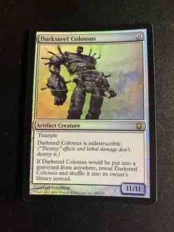 1 X MTG - LP- FOIL - Darksteel Colossus - Darksteel - Image 1