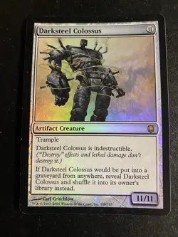 1 X MTG - LP- FOIL - Darksteel Colossus - Darksteel - Image 3