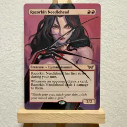 Razorkin Needlehead - Lust, Fullmetal Alchemist - Painted Alter - Duskmourn - Image 1