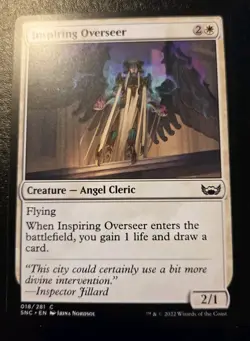 Inspiring Overseer 018/281 Common Streets Of New Capenna Magic: The Gathering - Image 1