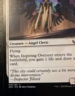 Inspiring Overseer 018/281 Common Streets Of New Capenna Magic: The Gathering - Image 4