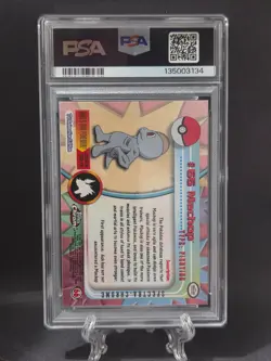 PSA 8 Machop Spectra Topps Chrome Pokemon Card - Image 2