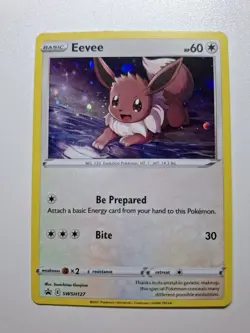 Pokemon - Eevee - SWSH127 - Black Star Promo - Holo - NM - Image 3