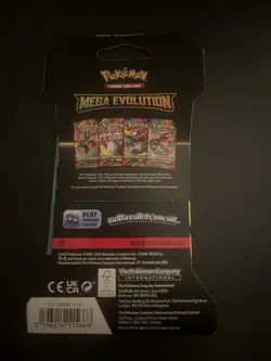 (VERY HEAVY) 32.92g Pokemon TCG Mega Evolution Sleeved Booster Pack (SEALED)✅ - Image 4