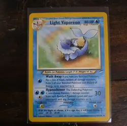 Pokemon TCG Neo Destiny Light Vaporeon 52/105 MINT - Image 1