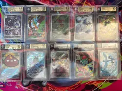 Pokemon 10x Graded Beckett Lot All Art Rares Lot#19 - Image 1
