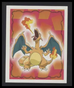 1999 Merlin Pokemon Charizard Sticker #6 - Image 1