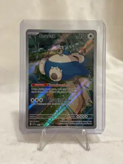 Pokemon TCG Snorlax Scarlet & Violet Black Star Promos 051 Holo Promo NM - Image 1