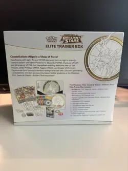 POKEMON BRILLIANT STARS ELITE TRAINER BOX ETB NEW FACTORY SEALED SWORD & SHIELD - Image 2