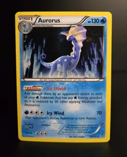 Pokemon TCG - AURORUS - 26/111 - COSMOS HOLO PROMO - XY: FURIOUS FISTS 2014 - LP - Image 1