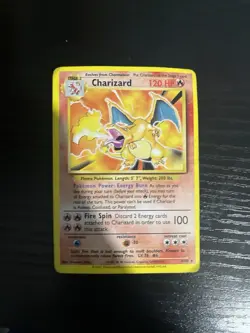 Pokemon Holo Charizard 4/102 Base Set Unlimited Edition Moderately Played - Image 1