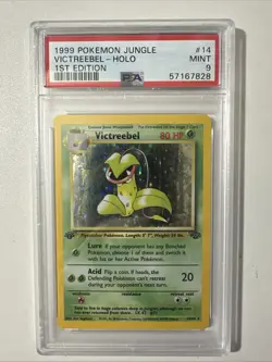 Pokemon PSA 9 1st Edition Victreebel 14/64 Jungle Holo - Image 1