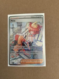 Mela 254/182 SV04 Paradox Rift Trainer Pokemon TCG Special Illustration Rar - Image 1