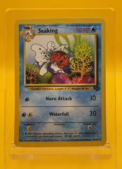 Pokemon - Seaking - Uncommon - 46/64 - Jungle Set - Unlimited Ed. LP - Image 1