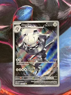 Pokemon Mega Evolution Steelix 150/132 Illustration Rare IR NM - Image 1