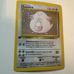 Chaneira, 1st Edition Holo, #3/102, Pokemon 1999, Rare, Original, German Edition - Image 3