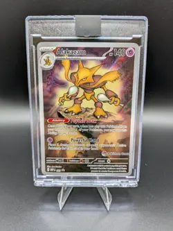 Pokemon TCG Mega Evolution Alakazam ETB Pokemon Center Exclusive Promo #009 - Image 1