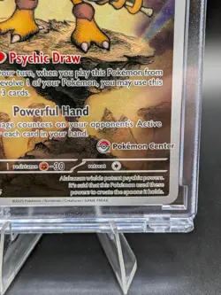 Pokemon TCG Mega Evolution Alakazam ETB Pokemon Center Exclusive Promo #009 - Image 3