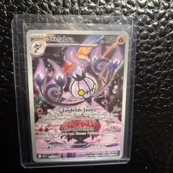 Skelabra Pokemon Karte 103/086 Weisse Flammen Deutsch NM WHT Perfekter Zustand - Image 1