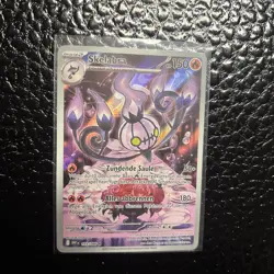 Skelabra Pokemon Karte 103/086 Weisse Flammen Deutsch NM WHT Perfekter Zustand - Image 2