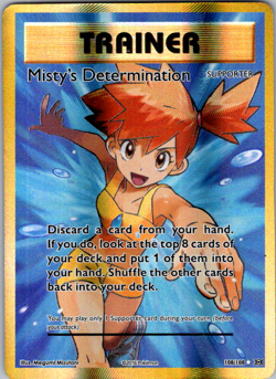 Misty's Determination 108/108 Pokemon TCG XY - Evolutions - Image 1