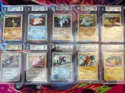 Pokemon Tcg 10x Graded Lot Beckett All Vintage Lot#16 - Image 1