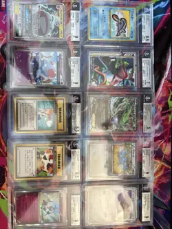 Pokemon 10x Graded Lot Beckett Graded Vintage Banned Lot #17 - Image 1